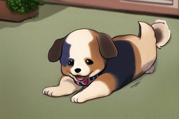 夢の中で犬が近づいてくる愛犬との特別な絆を感じる一瞬