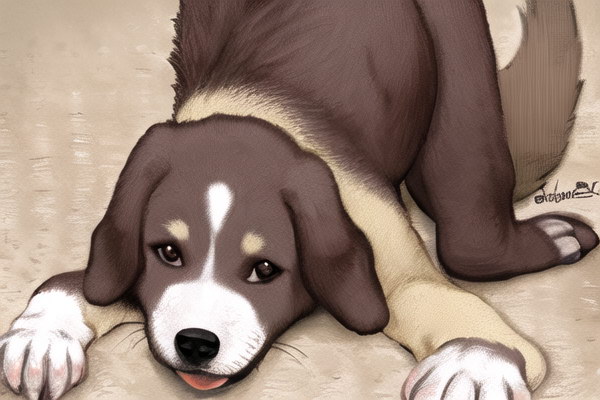 犬の足の爪の簡単な絵文字描き方