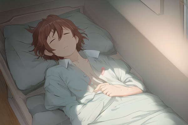 悪夢に包まれた睡眠の世界恐怖のアニメから逃げ出せ