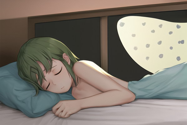 夜の深い静けさの中私は夢に迷い込んだその夢はただ一つの少女の姿を描いていた彼女は私の心に深く刻まれた存在であり今でもその影響を感じている