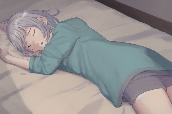 夢の中で眠れず夫の不眠の夜を綴る