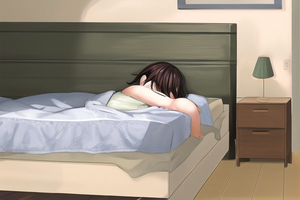 夜更けの静かな部屋に夢の中で奇跡が起こっていたその夢は伝説の女神女娲娘娘が私の自宅に訪れるというものであった