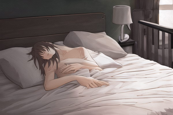 幻覚の夜夫と元妻の夢の中で