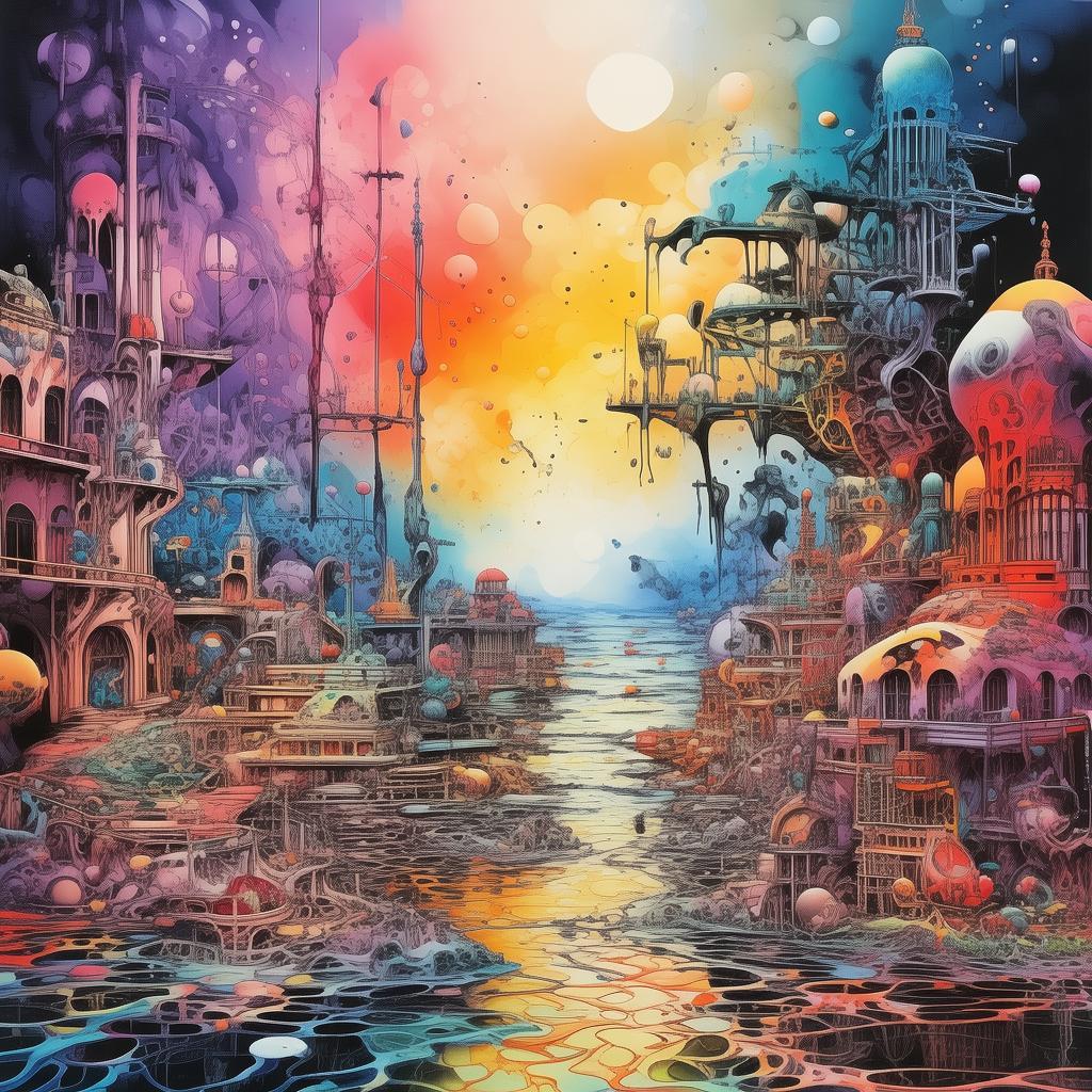 梦海深处:河蚌与鱼的共舞探寻梦境中的海洋奥秘