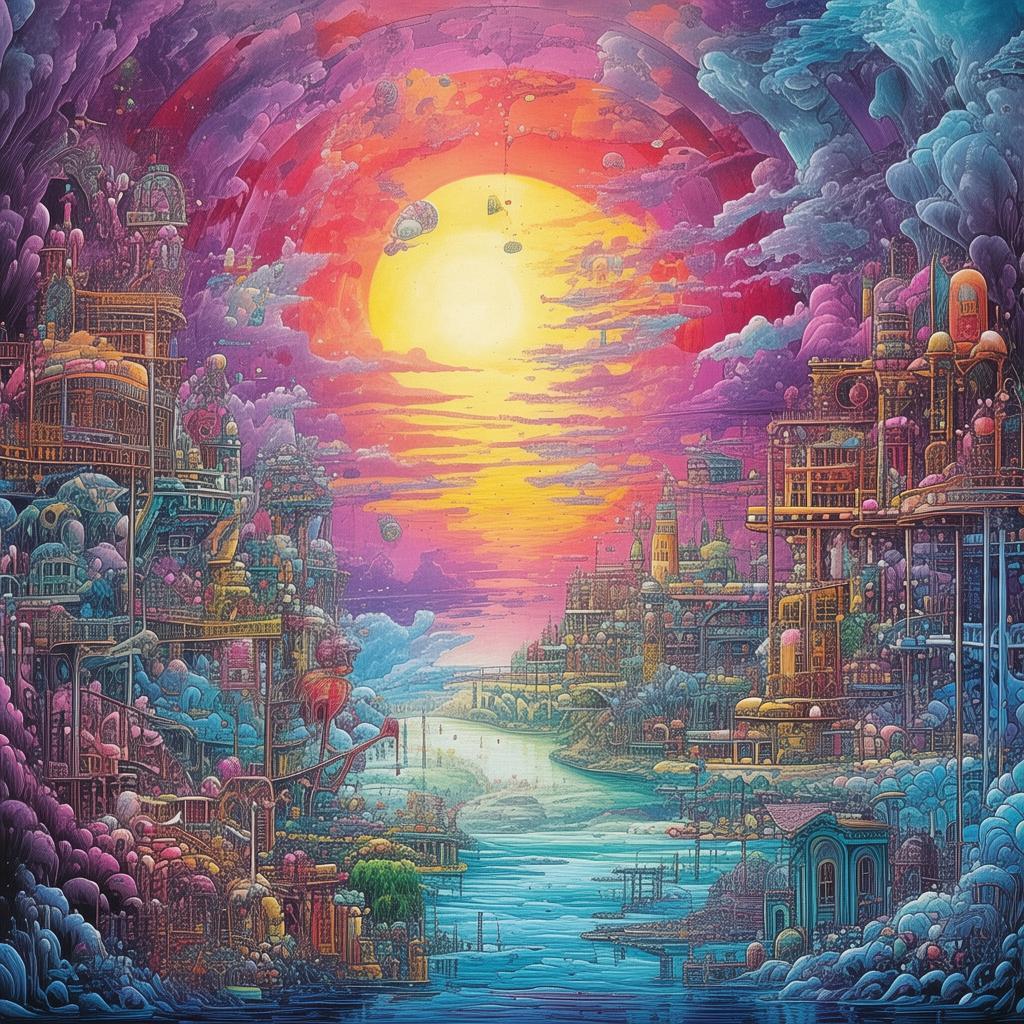 梦境奇缘:儿子驾驶汽车在天际翱翔的奇幻之旅