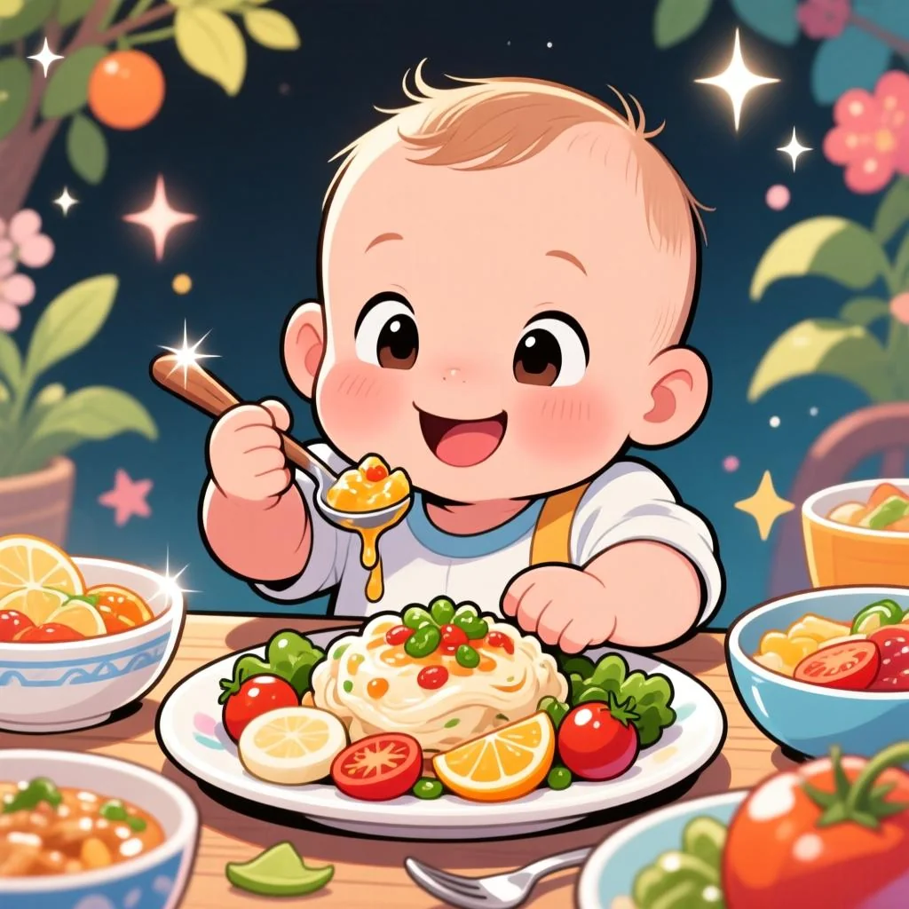 12个月宝宝一日三餐辅食食谱大全:照着做不重样