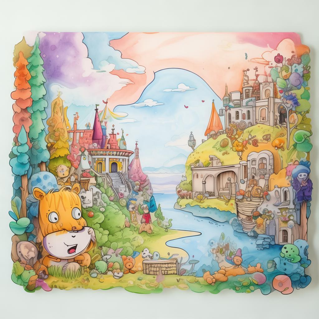 The Enchanted Forest: A Bear's Hidden Treasure