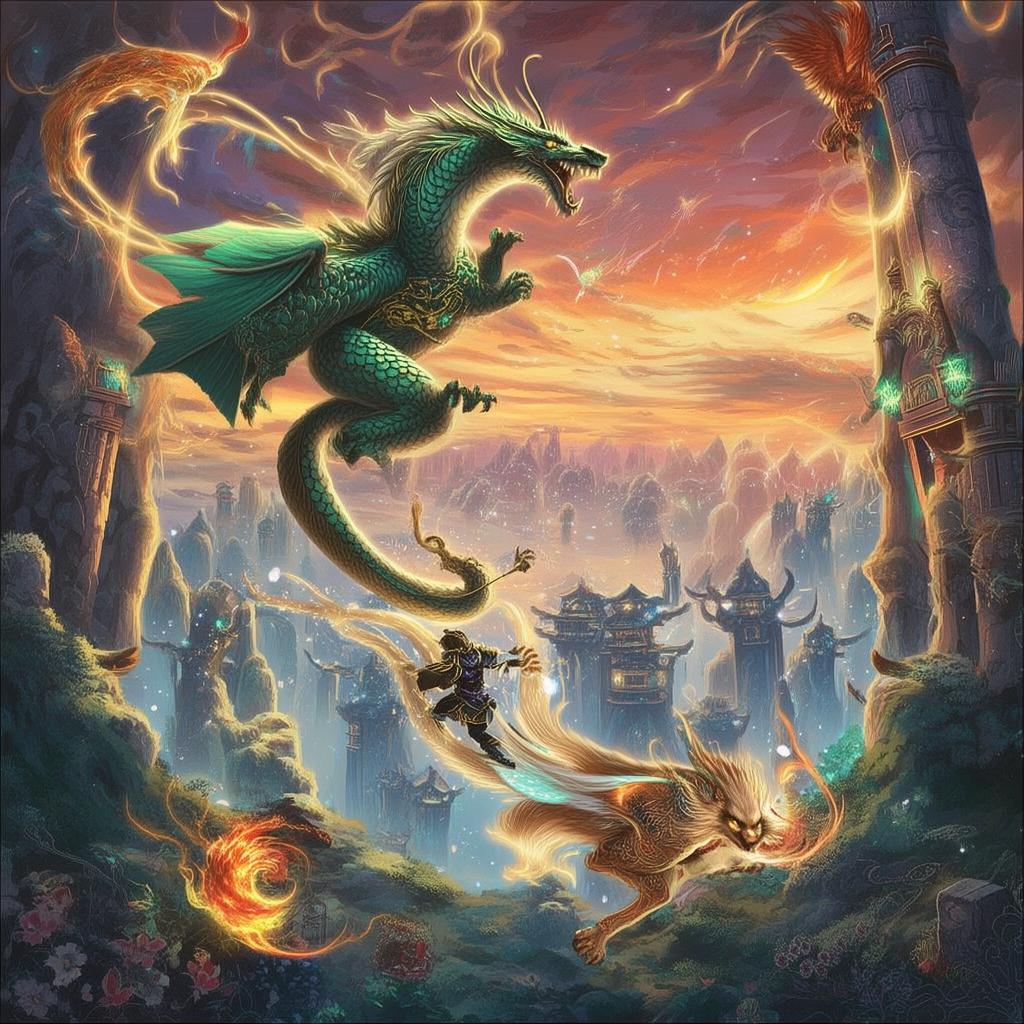 The Dragon's Dilemma: The Enigma of the Golden Cavern