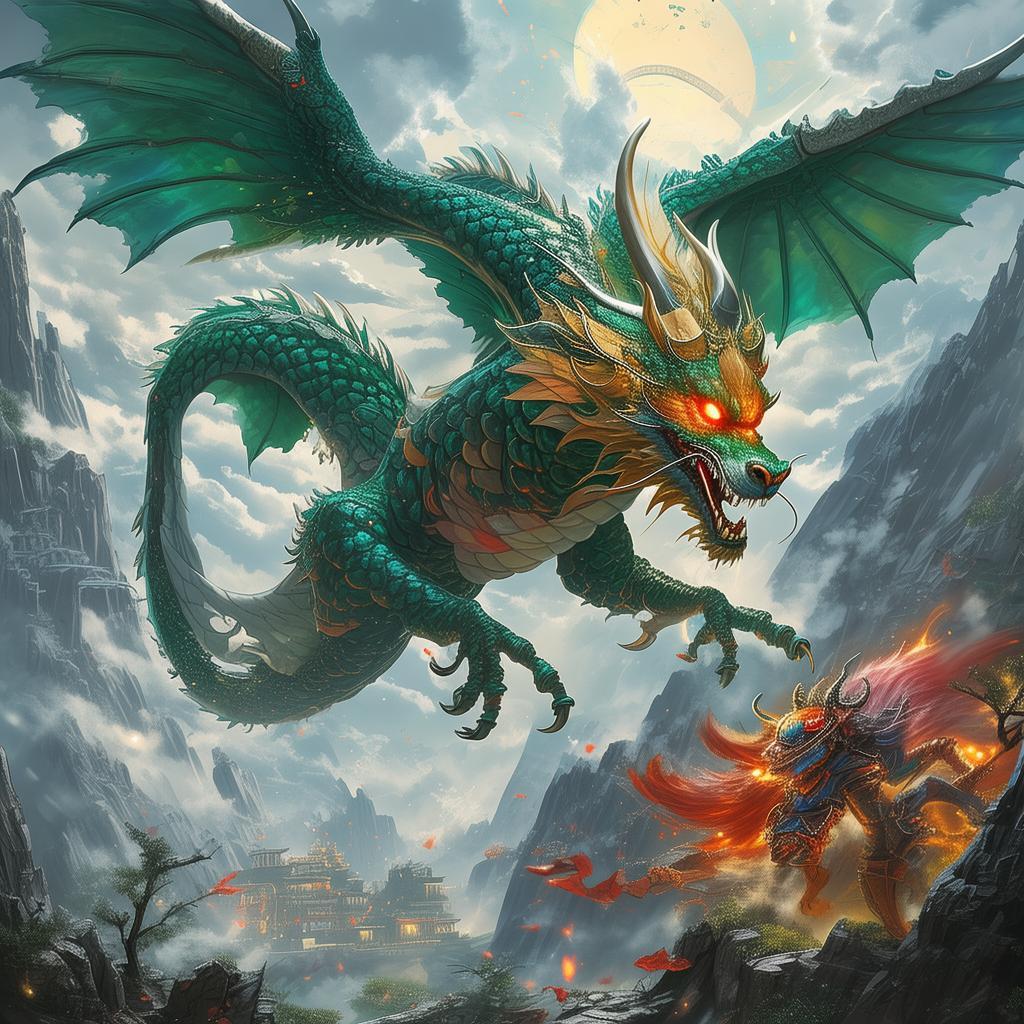 The Elusive Whisper of the Mountain Dragon: A Shan Hai Jing Tale