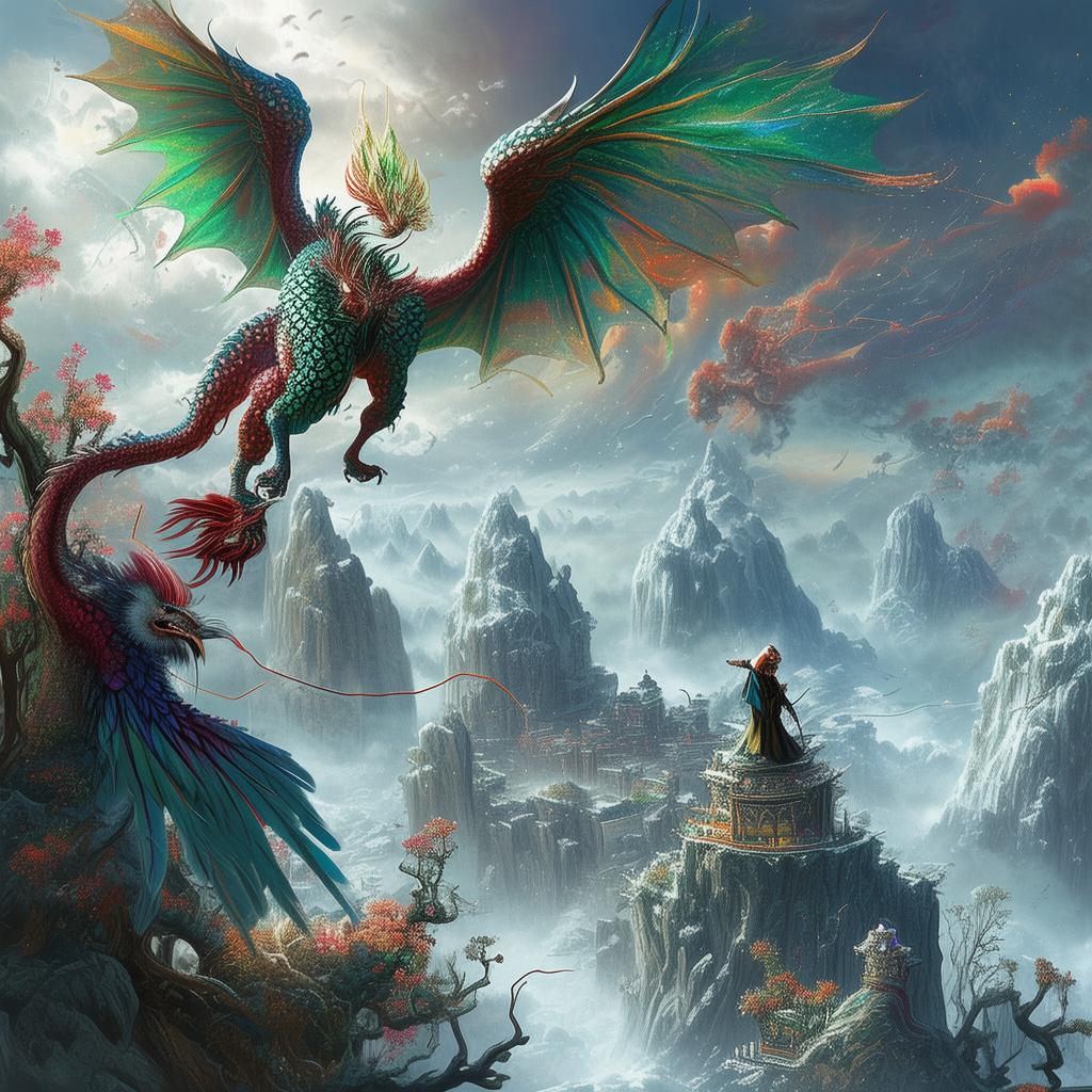 仙界萌宠:山海经中的卡通神兽传奇
