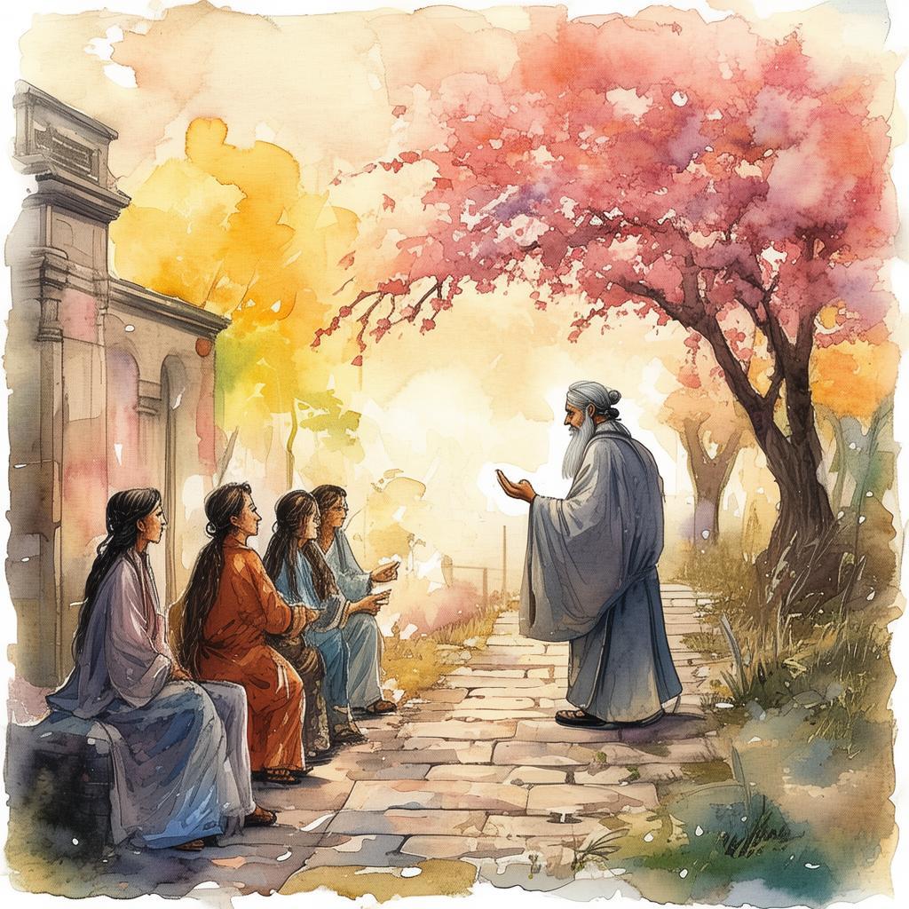 Spring's Dilemma: The Blossoming of Love and Betrayal
