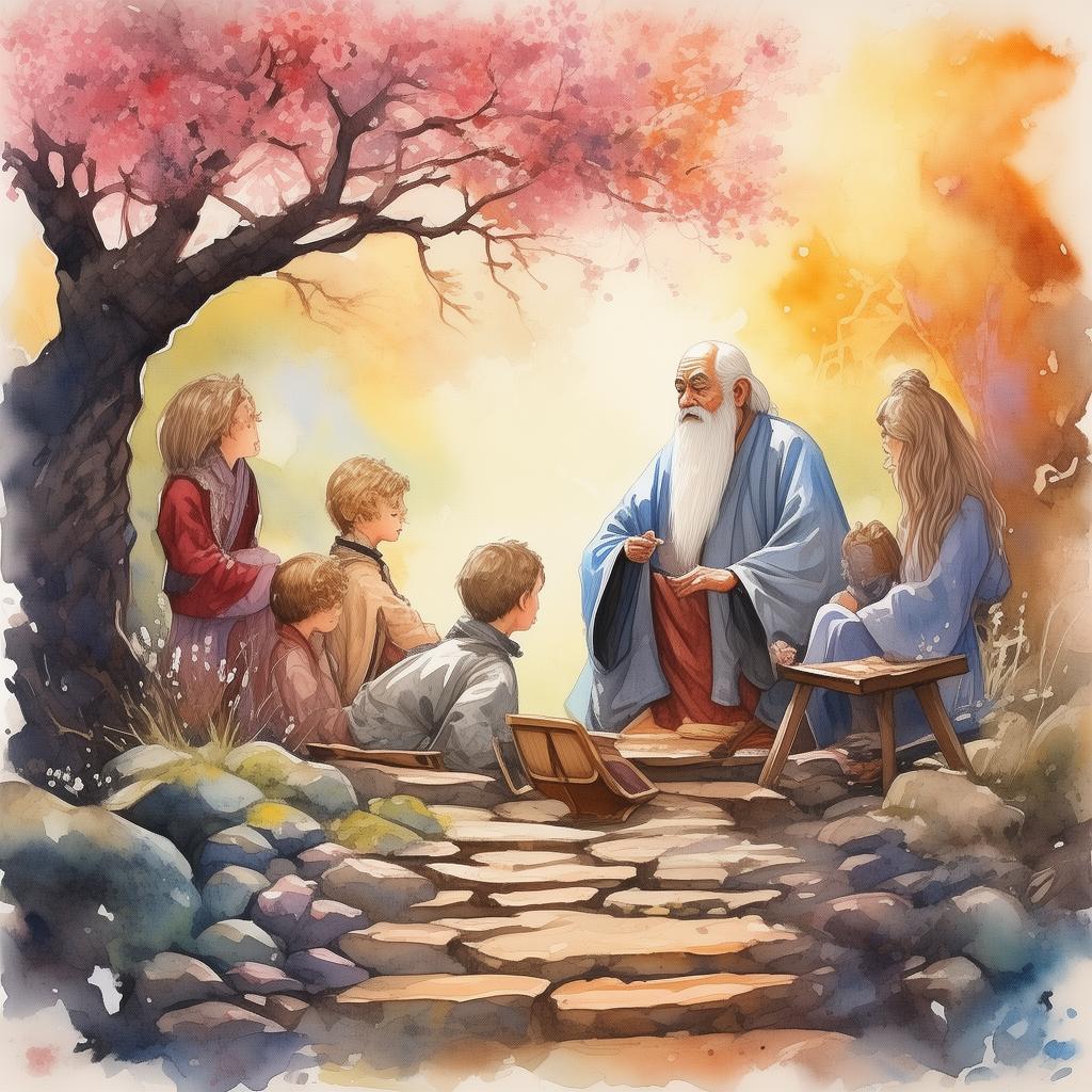 The Quest for Enlightenment: The Tale of the Scholar and the Mountain