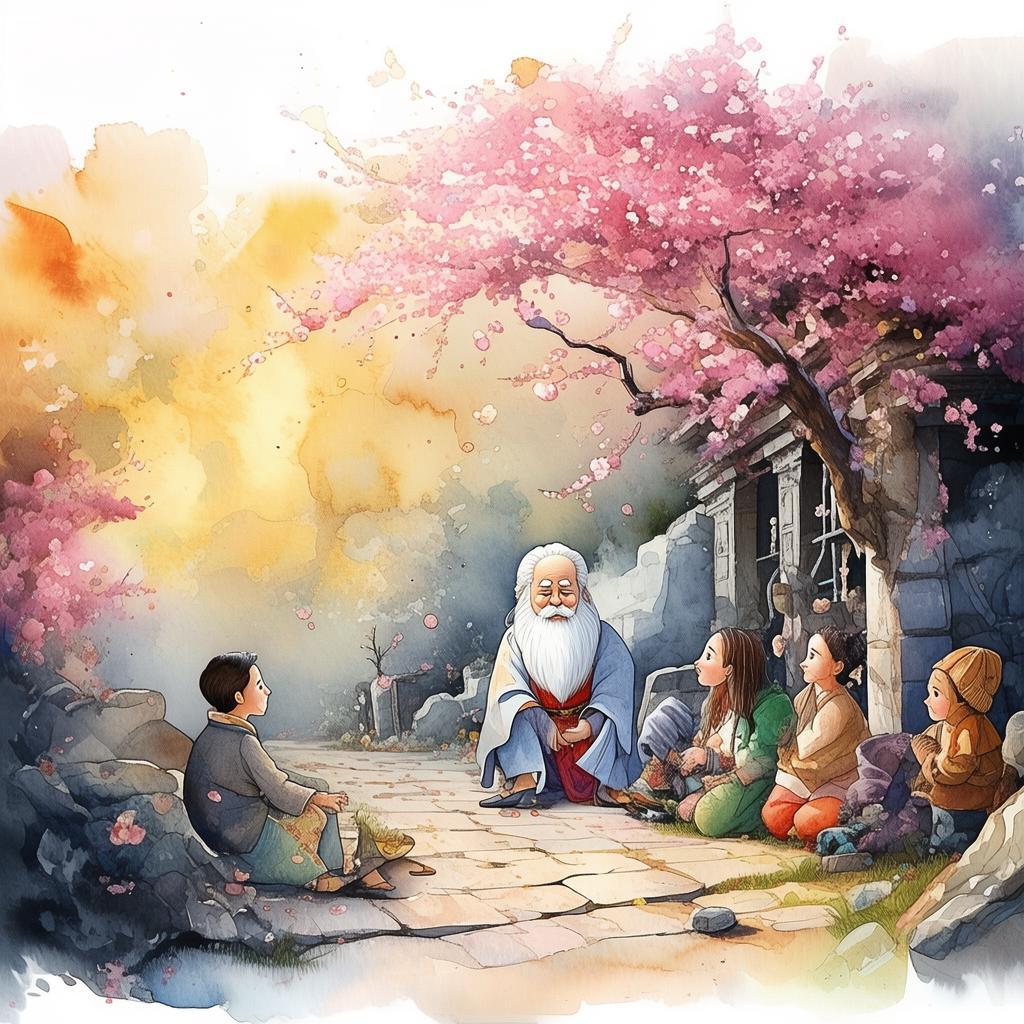 Dragon's Temptation: The Monk's Unwavering Resolve