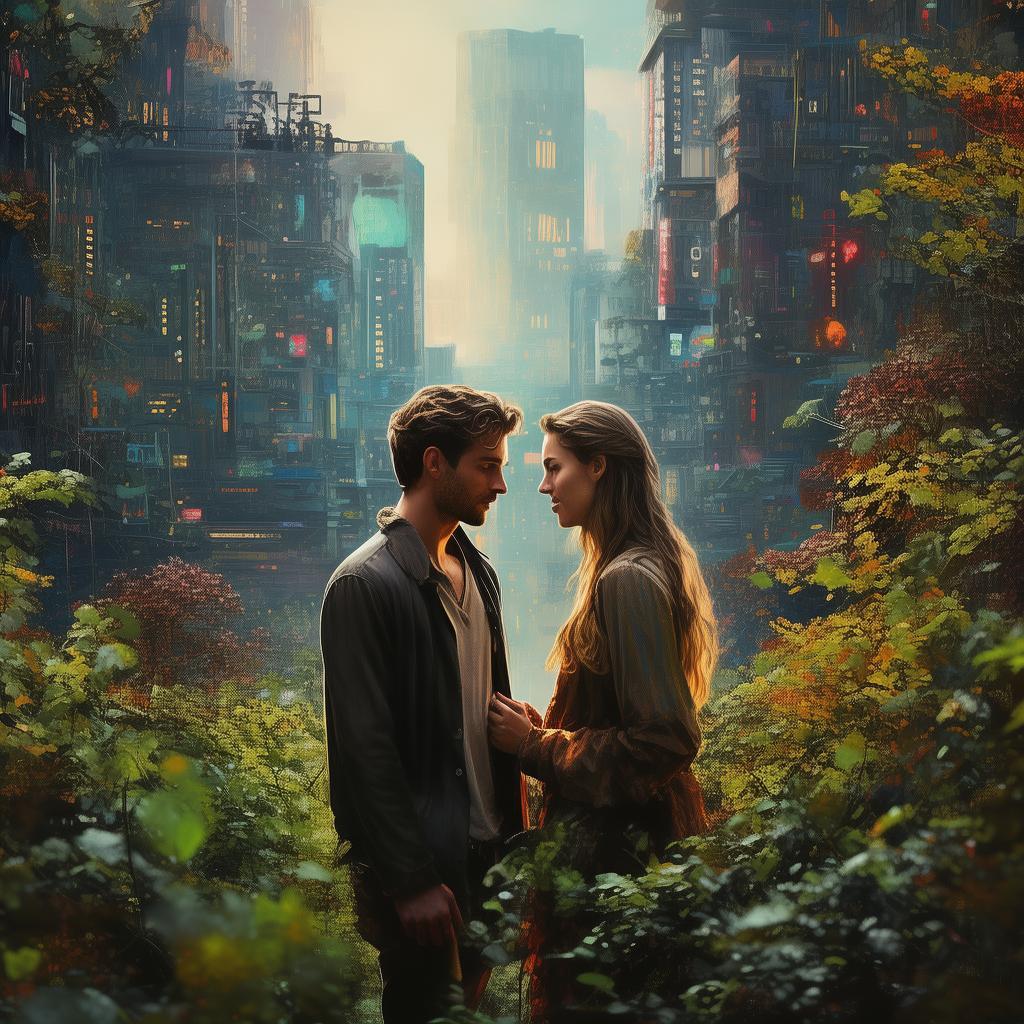 The Labyrinth of Love in the Digital Veil