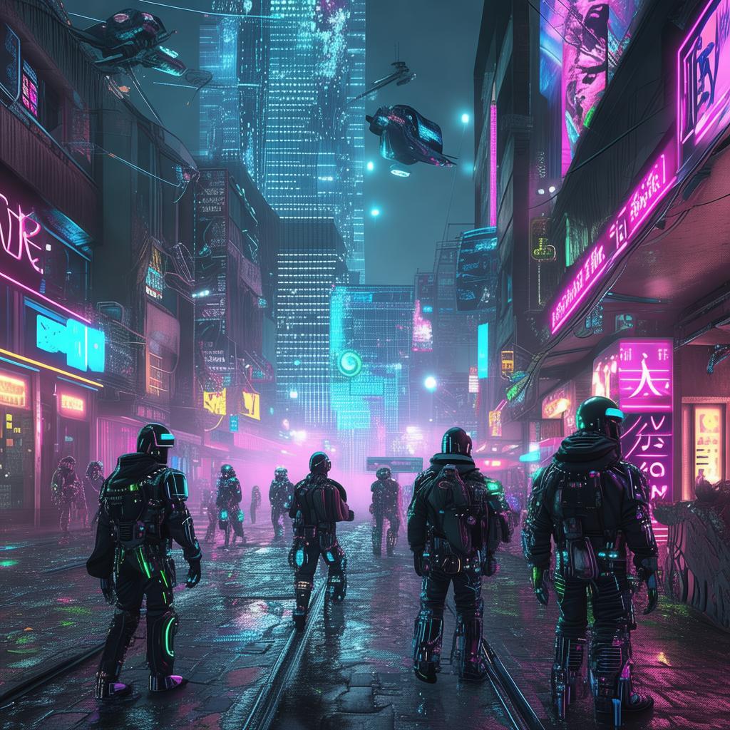 Chasing Shadows in the Neon Labyrinth