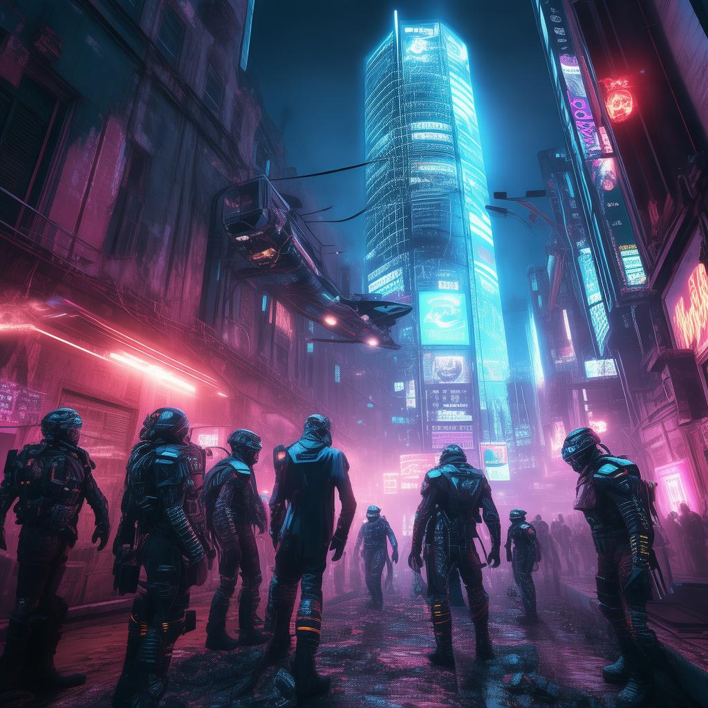 Neon Echoes: The Digital Requiem