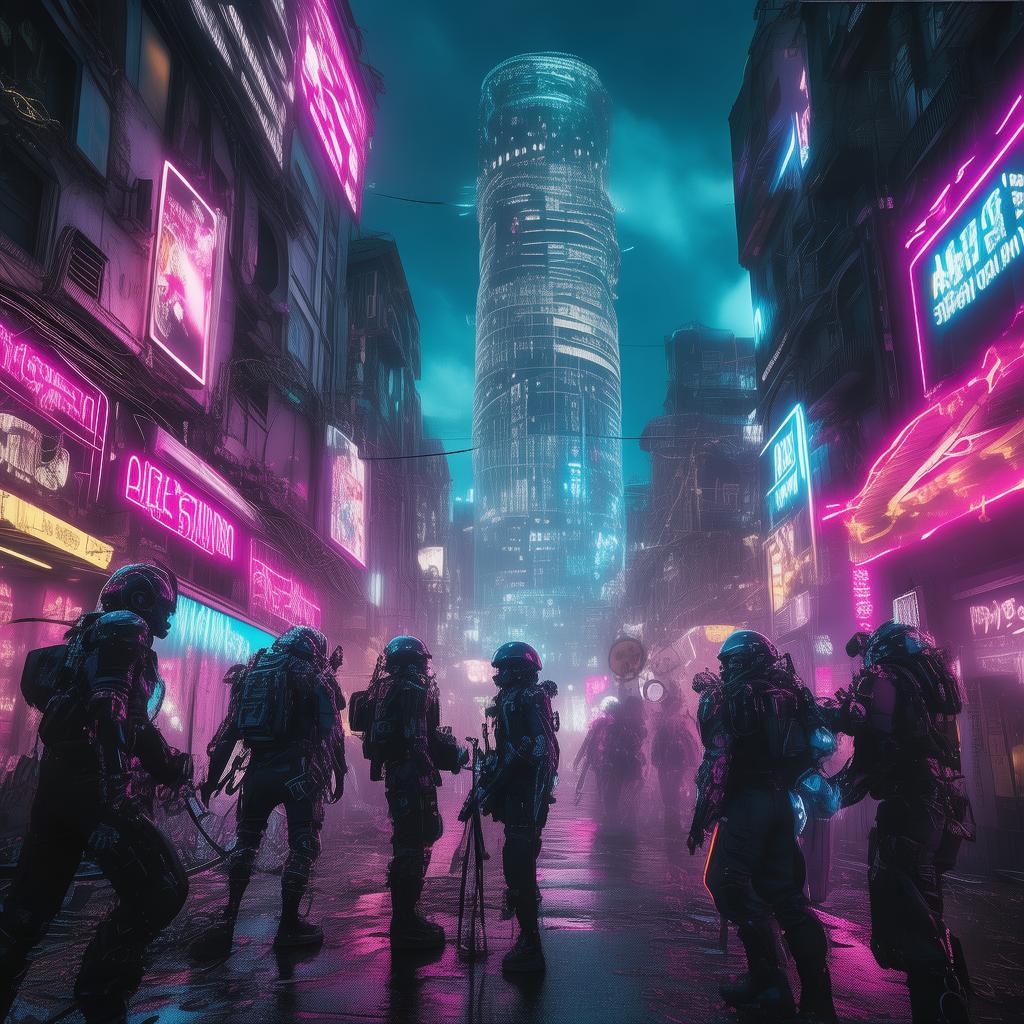 The Neon Knight's Robe: A Cyberpunk's Quest for the Heart of Darkness