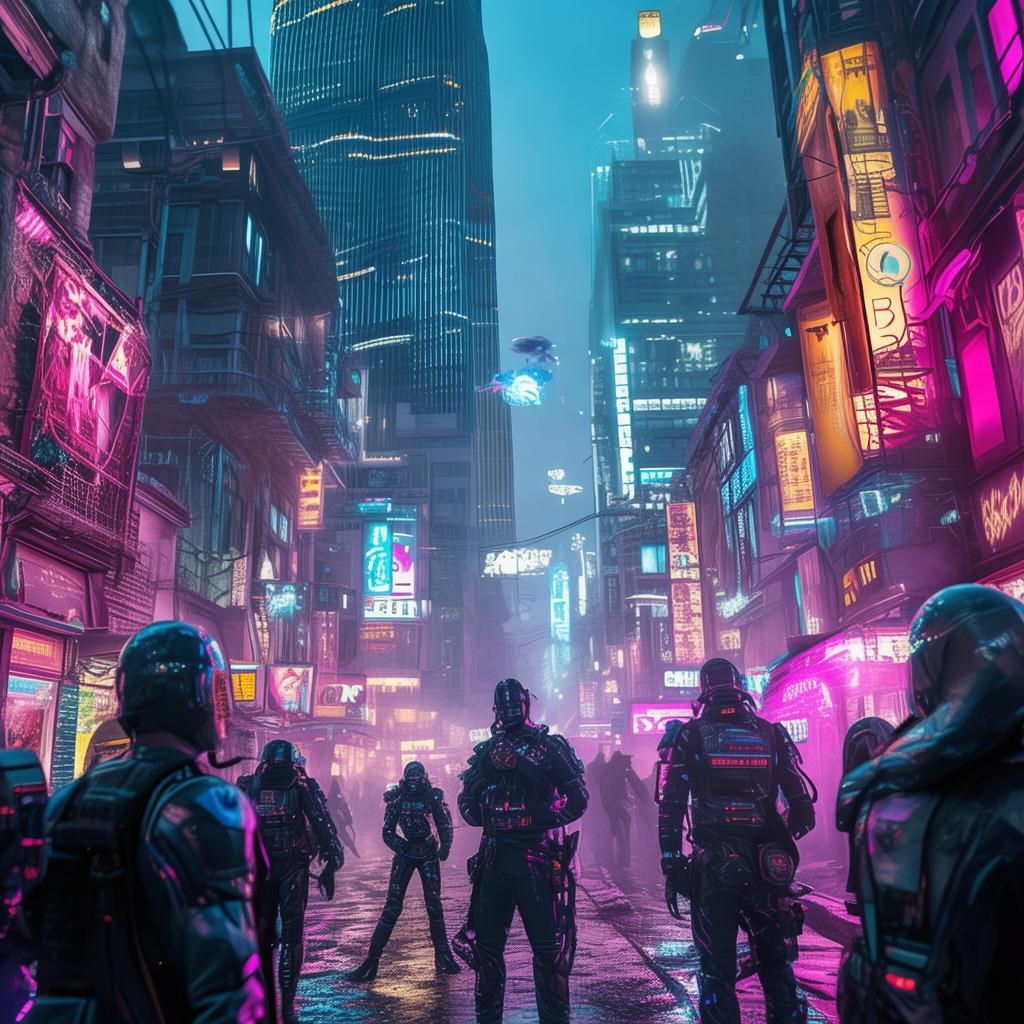 Neon Echoes of Redemption
