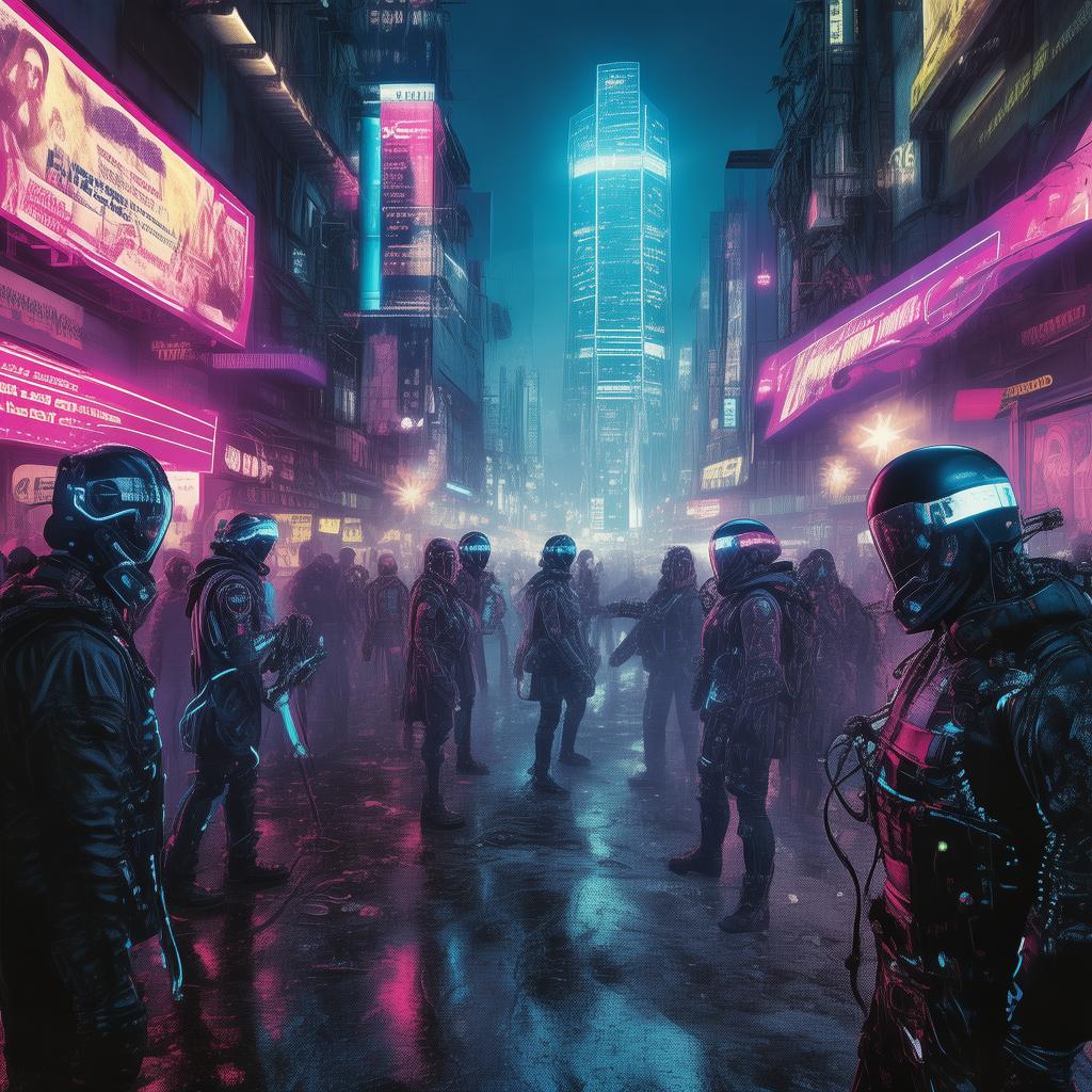 The Neon Knight's Lament: The Robo-Legged Hero's Lament