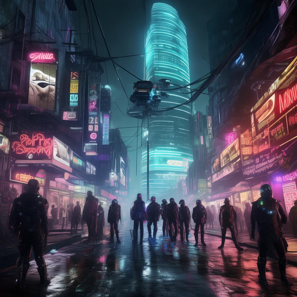 The Neon Requiem: A Birthday Stand in the Dystopian Streets