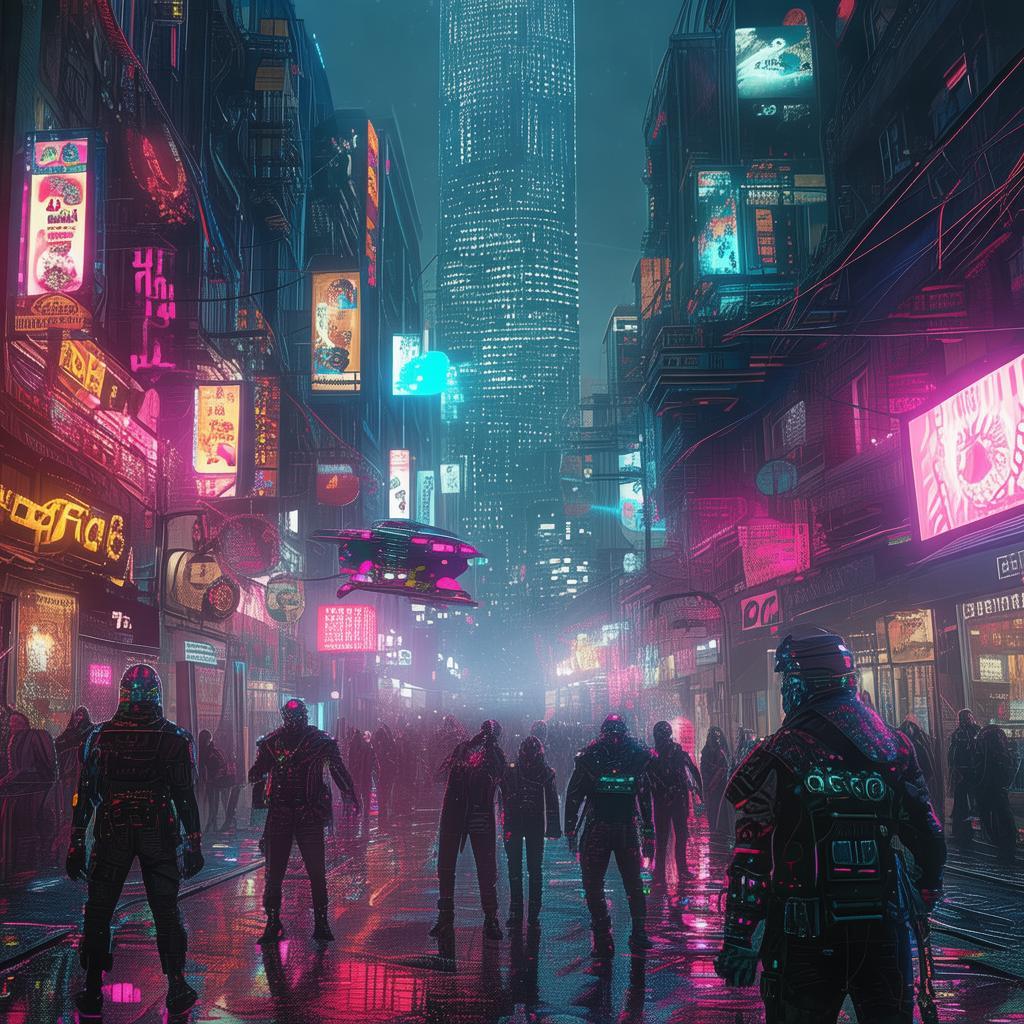 Chasing Shadows in Neon's Grip