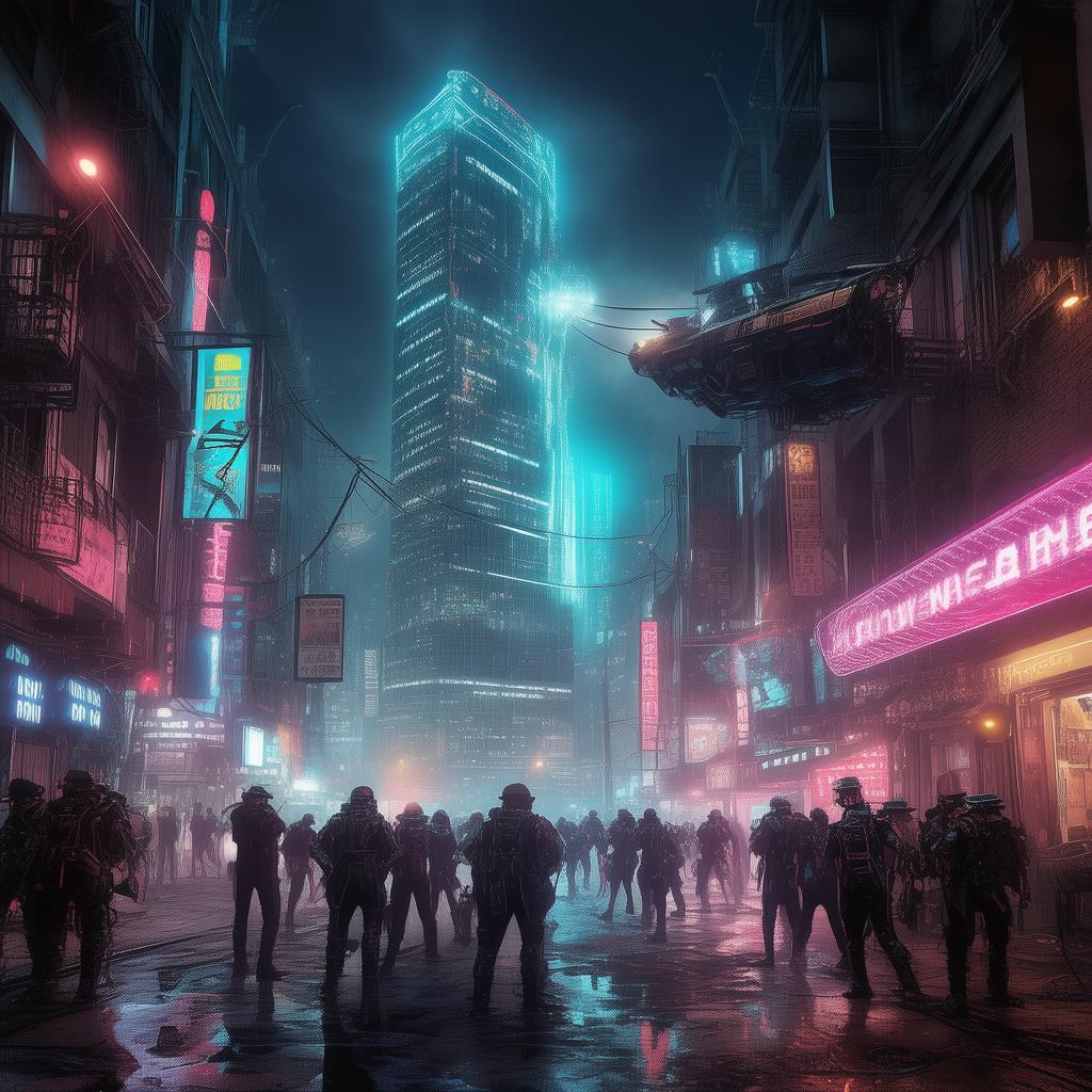 The Neon Knight's Dilemma: A Cyberpunk Dance