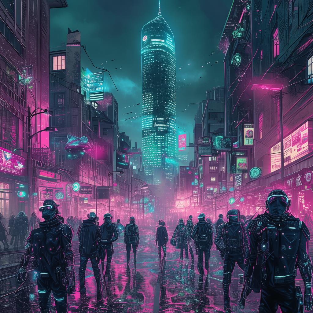 The Neon Nexus Heist: A Cyberpunk Gamble