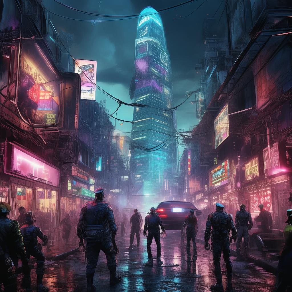 Chasing Shadows in Neon Skies