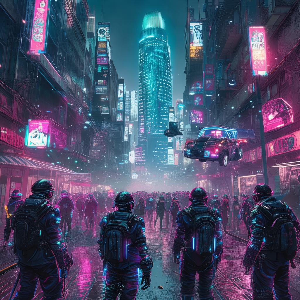 Neon Shadows: The Labyrinth of Lost Souls