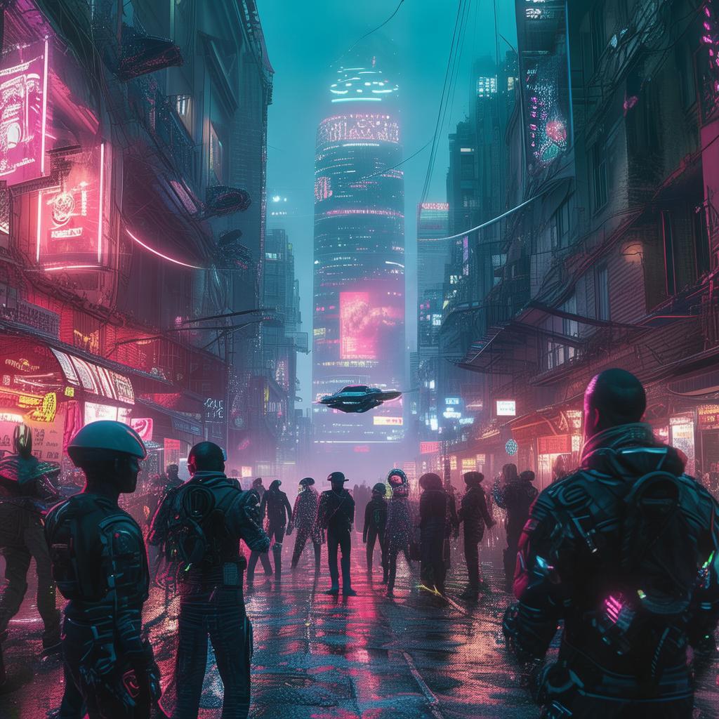 The Neon Oracle's Riddle: A Cyberpunk Mystery