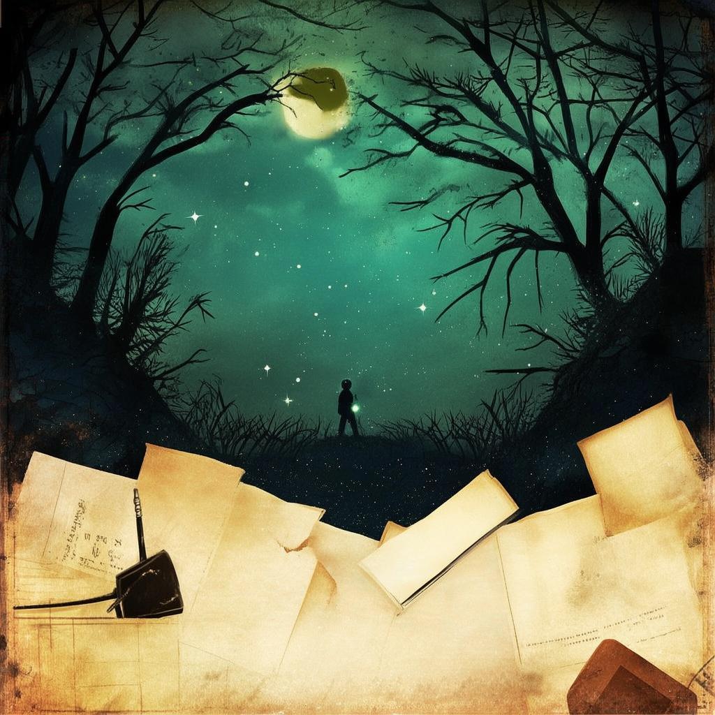 The Shadowed Mirror of a Starry Night