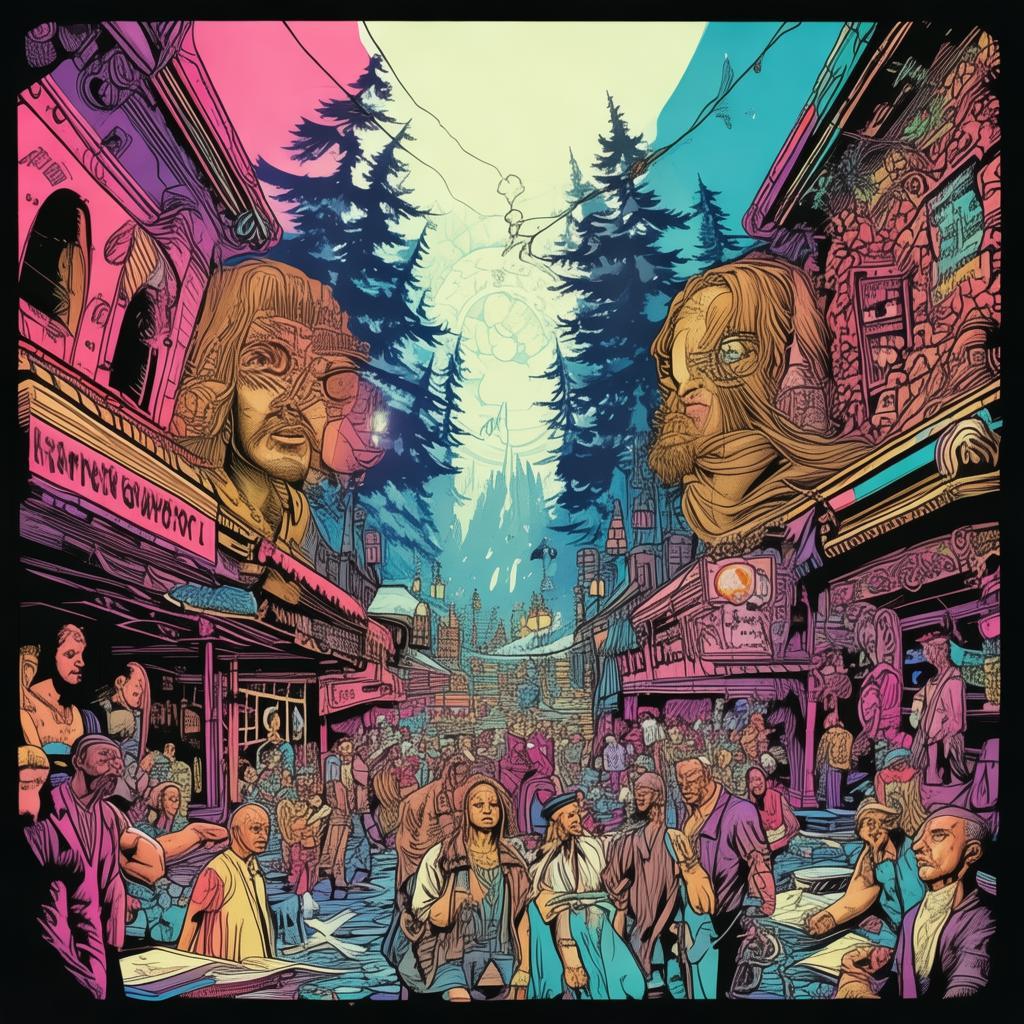 Twisted Space Tails: The Labyrinthine Hunt