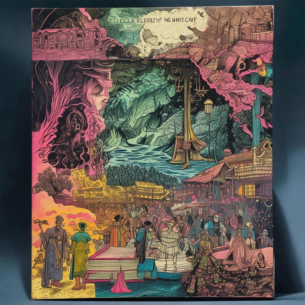 The Crimson Calligraphy: A Tale of Near and Distant Words