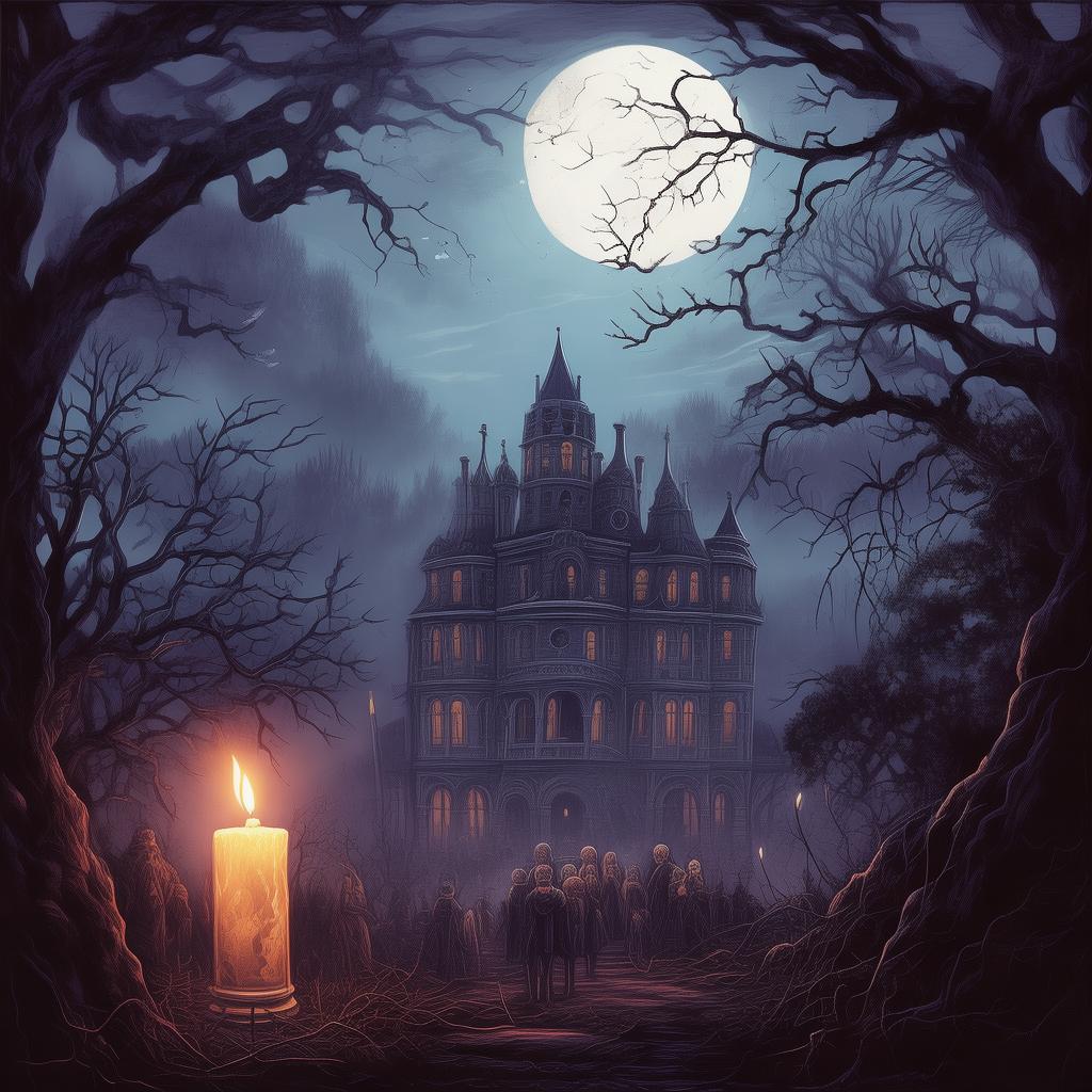 The Whispering Shadows: A Courtyard's Silent Specter
