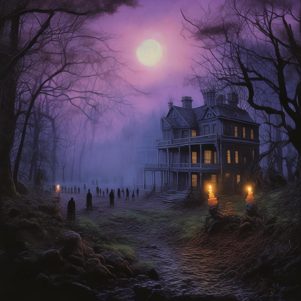 The Cursed Portrait: Whispers of the Damned