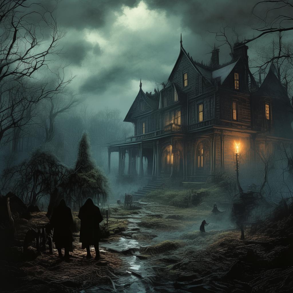 The Blackened Canine's Ghostly Echoes: A Haunting Tale