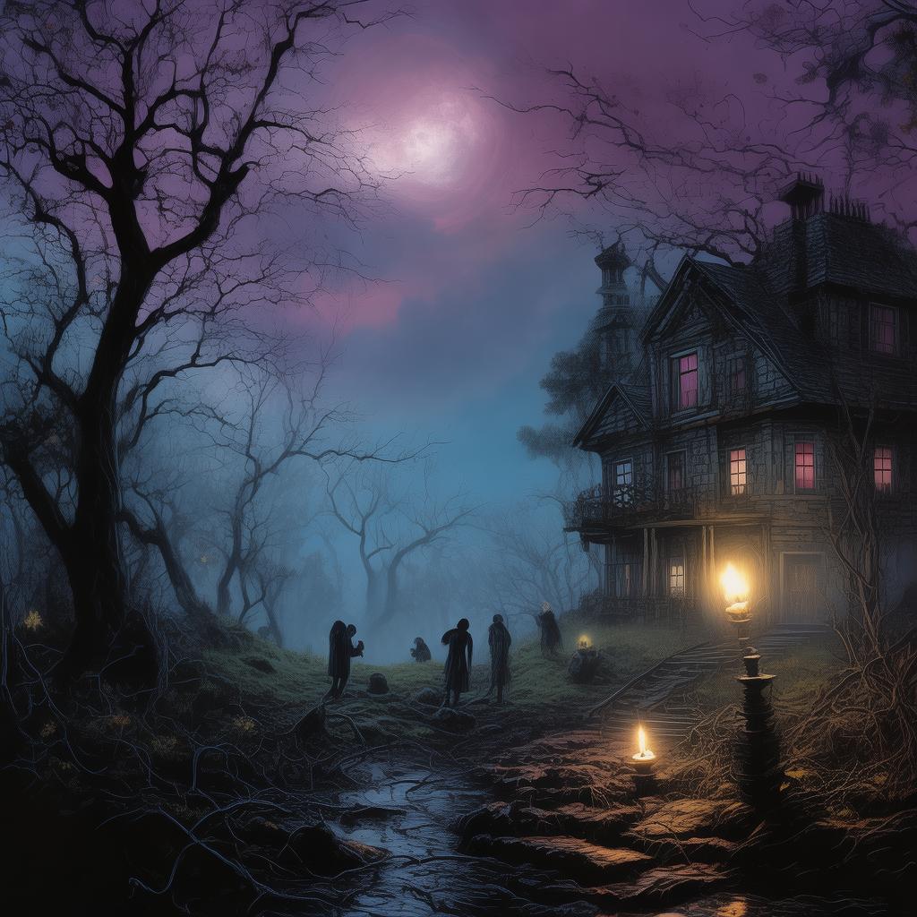 The Cursed Black Den: A Ghost Story of the Senses