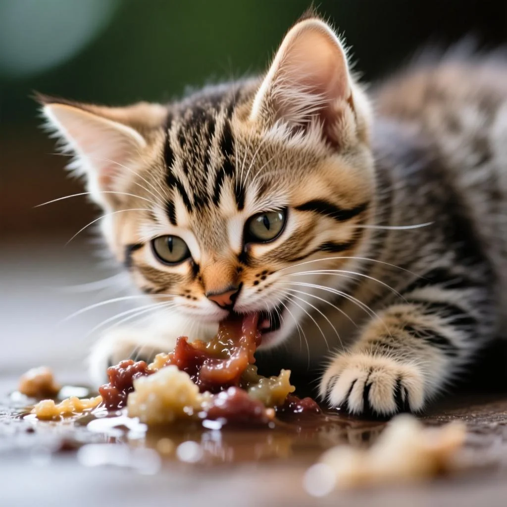 小猫一直呕吐怎么办：根据呕吐物判断病因的5种处理方法