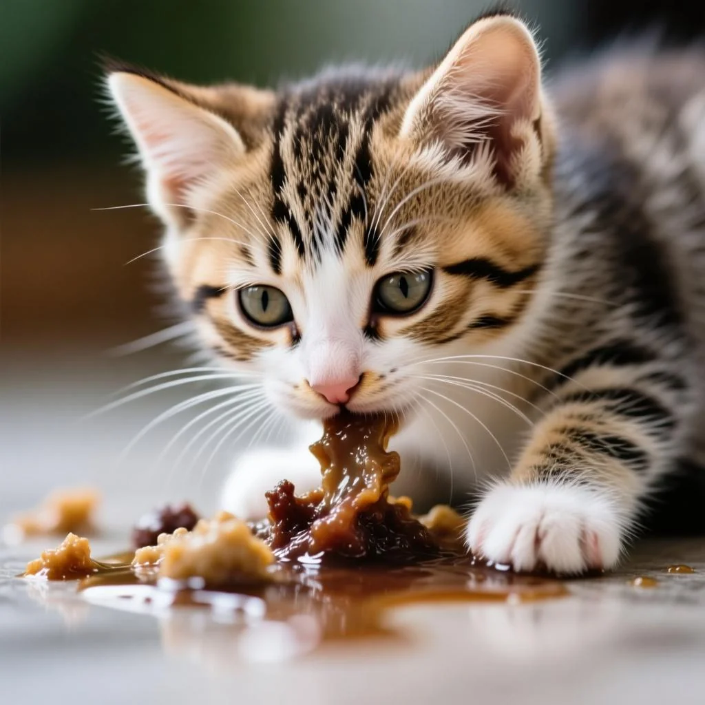 小猫一直呕吐怎么办：根据呕吐物判断病因的5种处理方法