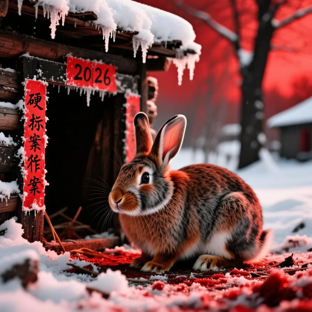 东北养兔子在外面能过冬吗？2026防冻死的硬指标与操作方案