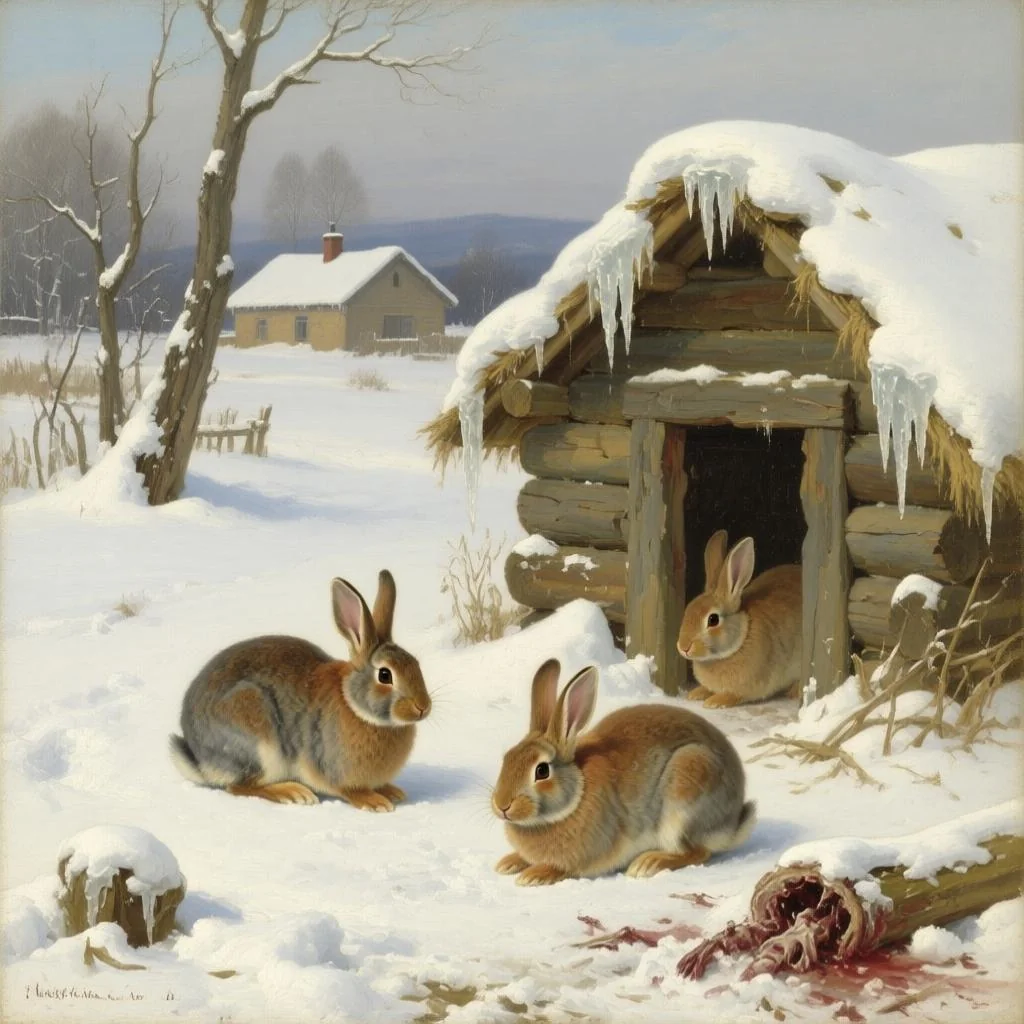 东北养兔子在外面能过冬吗？2026防冻死的硬指标与操作方案