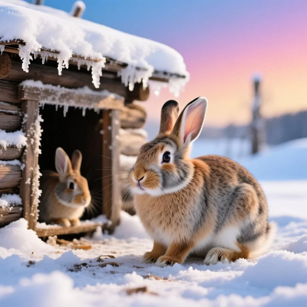 东北养兔子在外面能过冬吗？2026防冻死的硬指标与操作方案