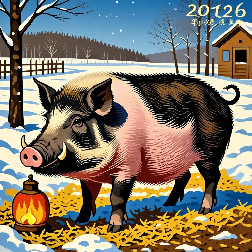 东北可以养香猪吗？2026年实测：做好这3步保暖，零下30℃也能养活