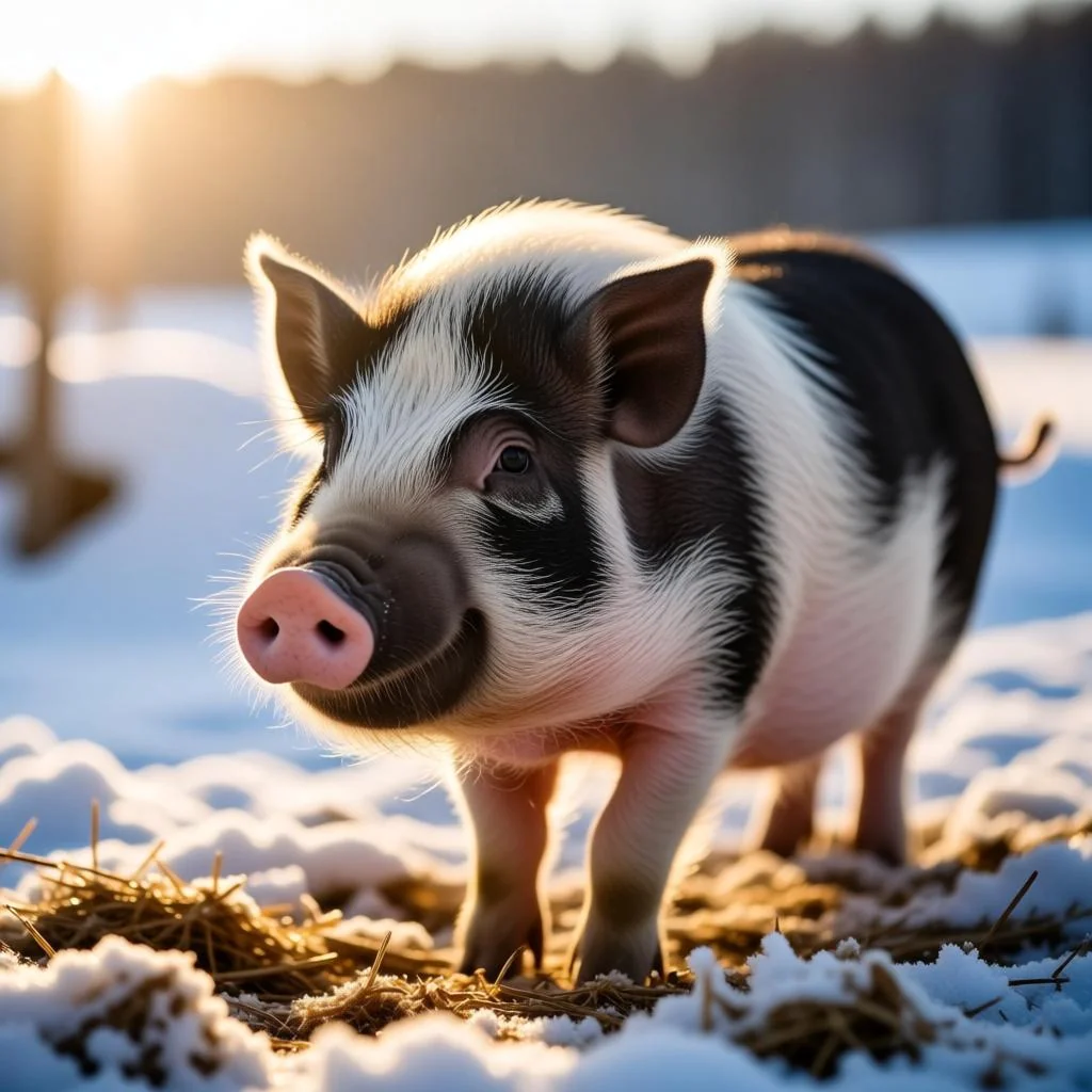 东北可以养香猪吗？2026年实测：做好这3步保暖，零下30℃也能养活