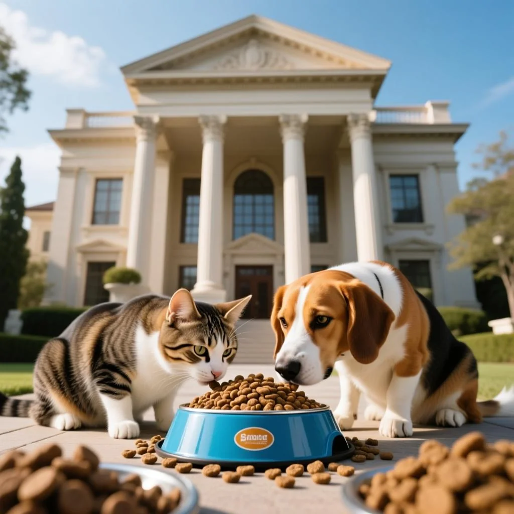 猫粮和狗粮能混着吃吗？6大核心区别与长期喂养风险判断