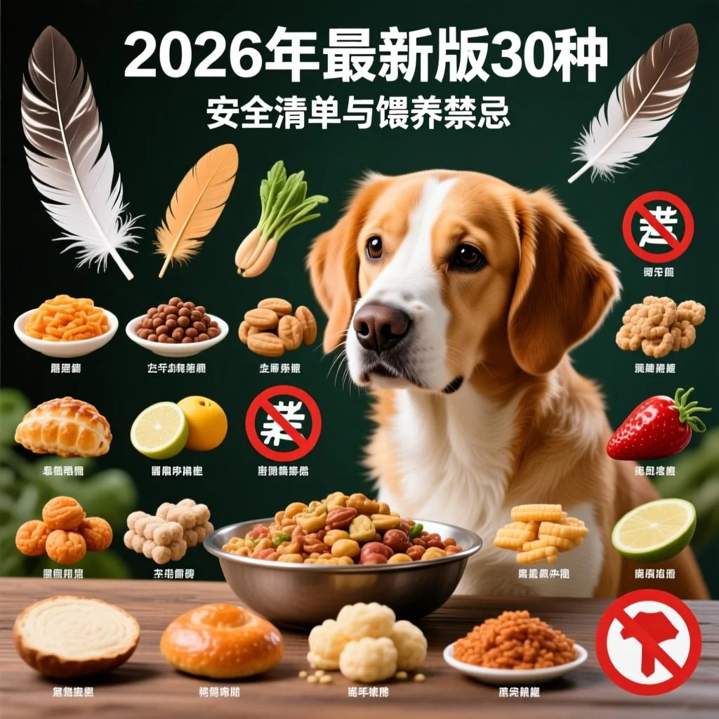 狗狗可以吃的食物大全：2026年最新版30种安全清单与喂养禁忌