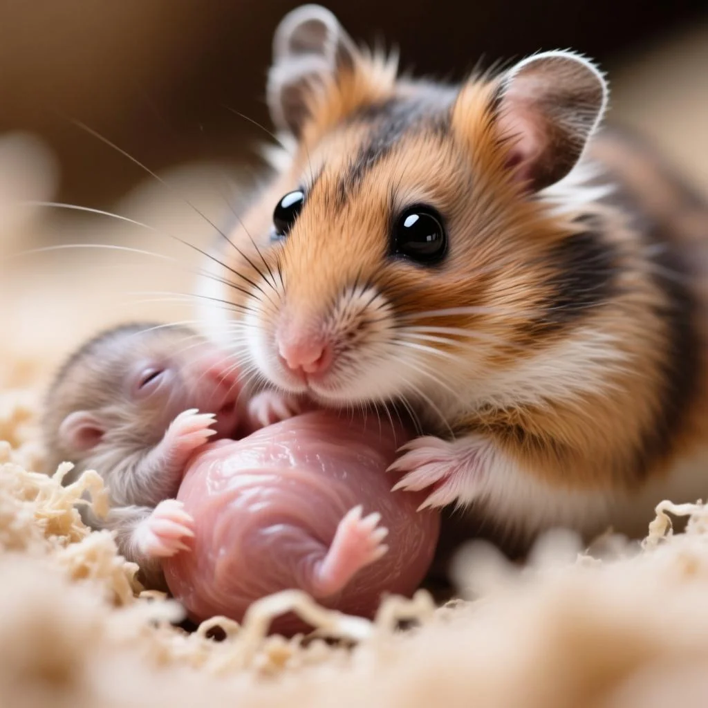 仓鼠分娩前的征兆：6个准确判断临产迹象的方法