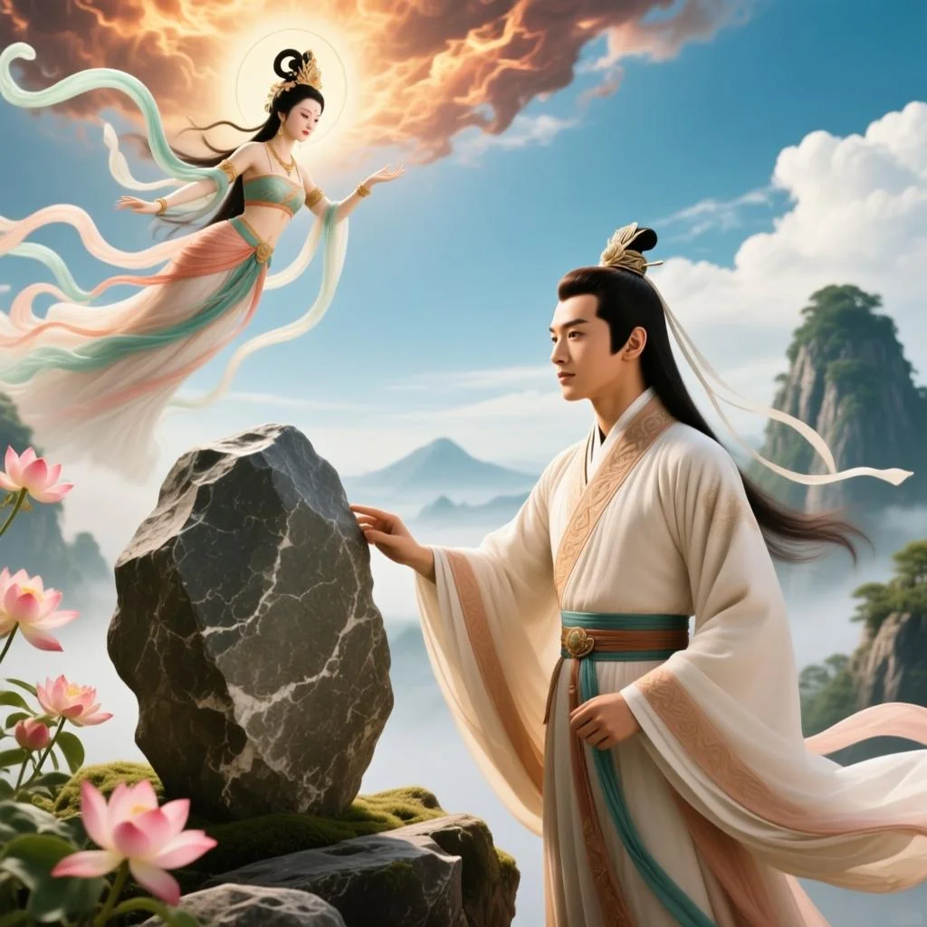 贾宝玉的真实来历：女娲补天石与神瑛侍者的关系全解