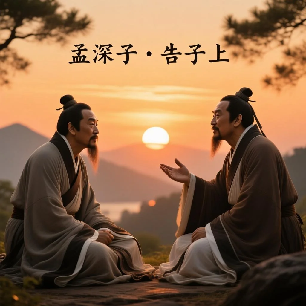 孟子·告子上第一章深度解读：告子与孟子关于人性与仁义的辩论到底在说什么