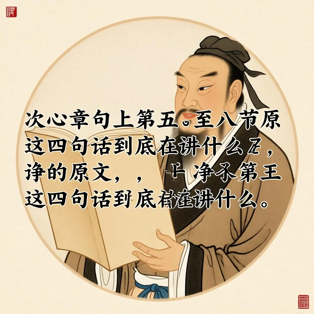 孟子尽心章句上第五至八节原文及译文：这四句话到底在讲什么